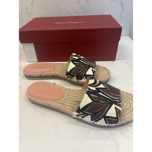 Salvatore Ferragamo Patterned Slides